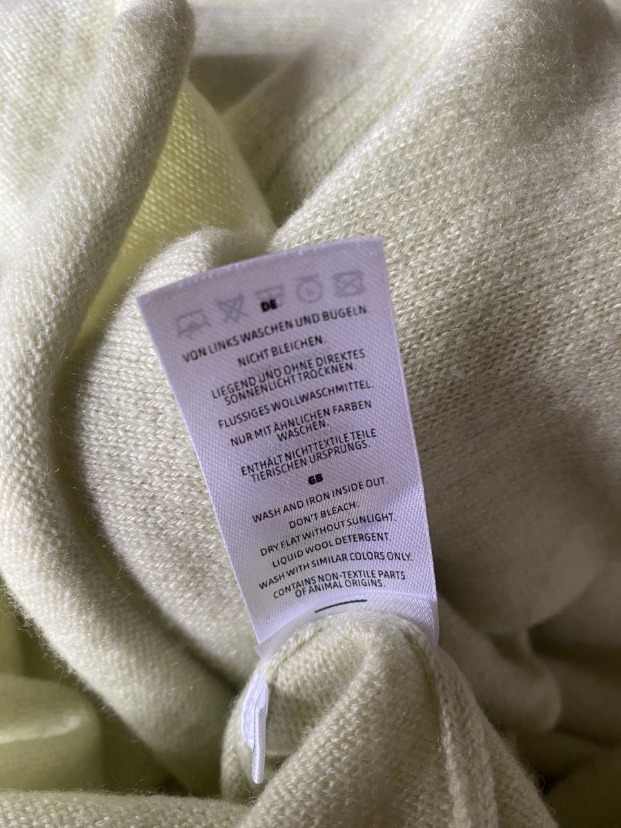Maglioni & Felpe:  Kaschmir Pullover Limettengrün Grösse L – Usato da Embrach venduto da bea_8424 4