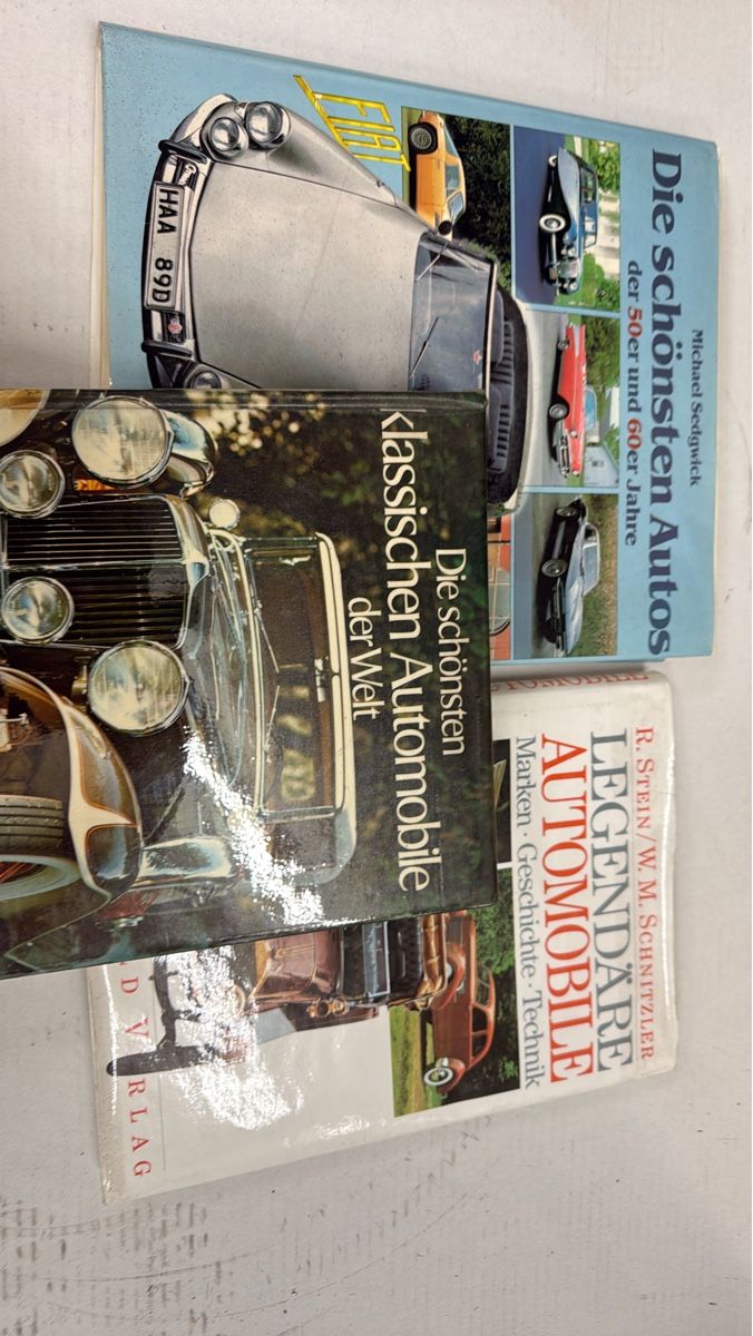 Bücher: 3 Auto-Bücher Oldtimer Geschichte gebraucht – Gebraucht aus Meienberg von sony252