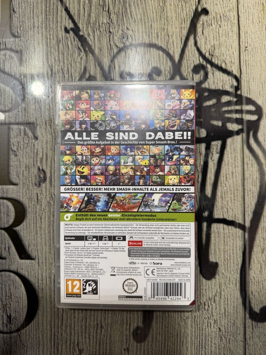 Nintendo Jeux:  Super Smash Bros Ultimate Switch – D'occasion à Avry-sur-Matran par Daidegaz 2