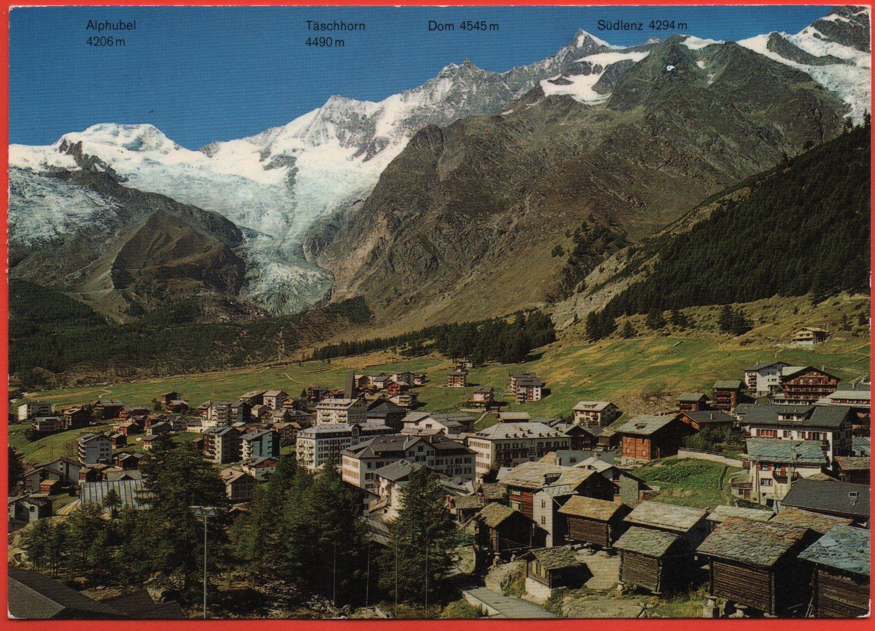 Cartoline postali: SAAS FEE – Usato da Jona venduto da philajona