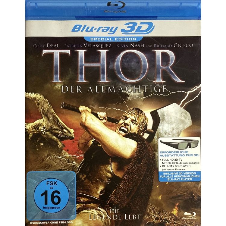 Thor: Der Allmächtige - Blu-ray 3D (Gebraucht) in Jonschwil für CHF 4.9 ...