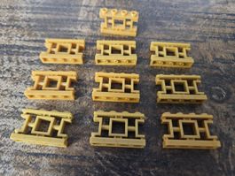 lego 32932 lot de 10 pièces Pearl Gold Fence 1 x 4 x 2