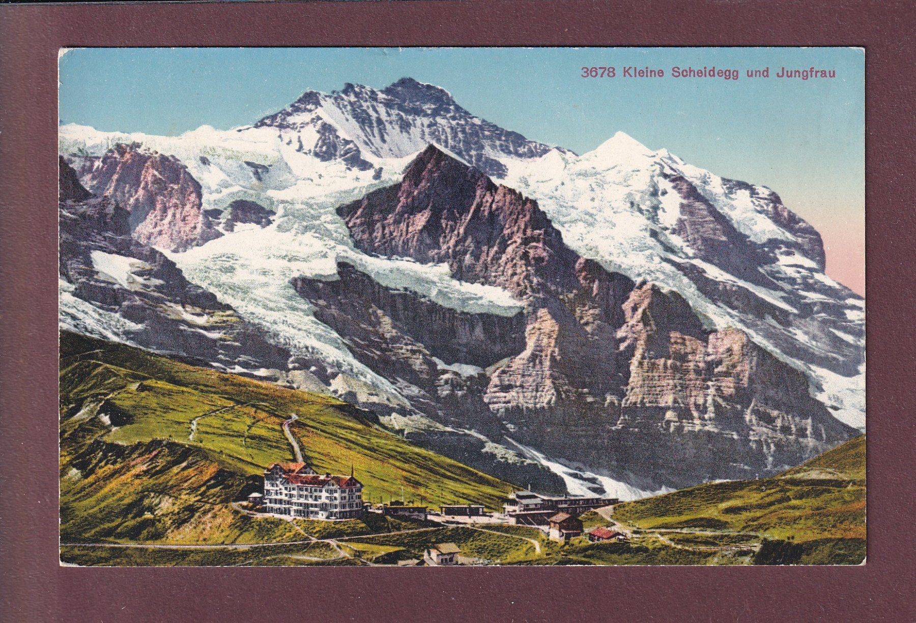 Cartoline postali: KLEINE SCHEIDEGG - Jungfrau – Usato da Pully venduto da nicecards