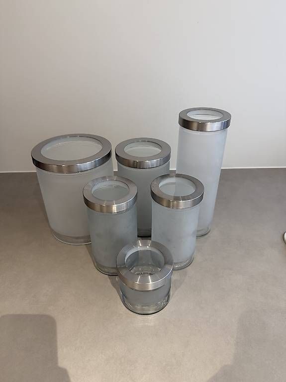 Ikea Tutte le decorazioni: IKEA Droppar Glas mit Deckel 6-teilig – Usato da Hindelbank venduto da LeoSal 1