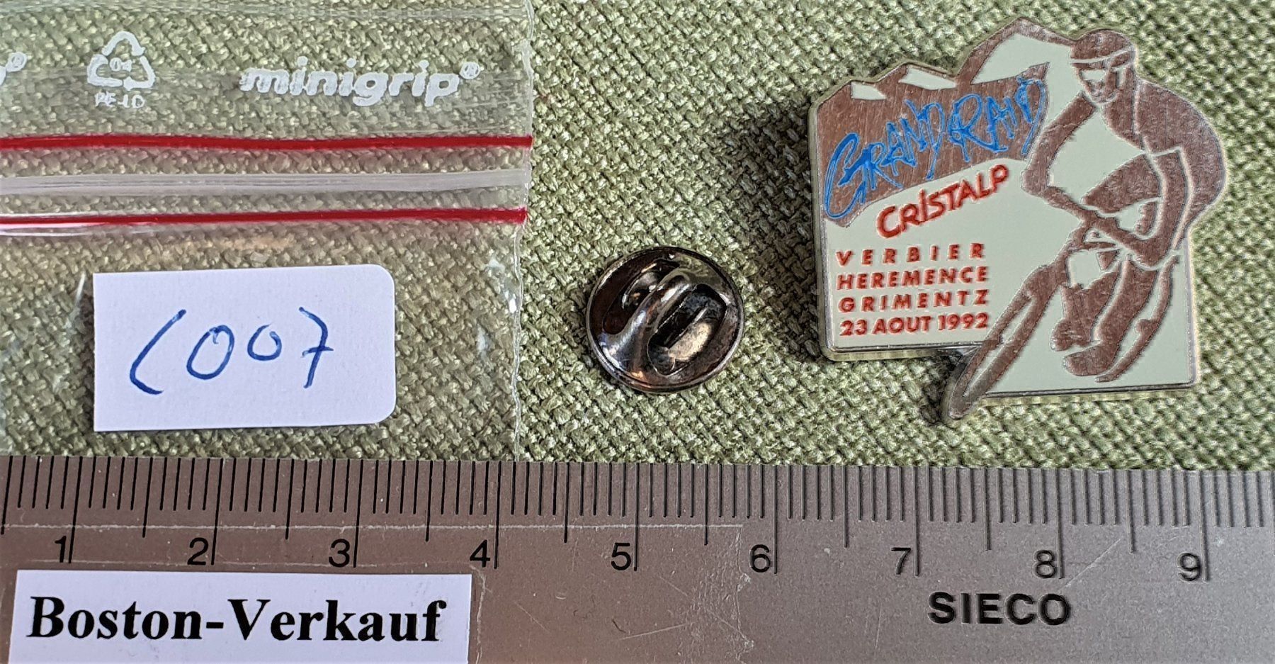 Spille & Fermagli: C007 - Pin Verbier Heremence Grimentz 92 – Usato da Reinach BL venduto da Boston-Verkauf 3