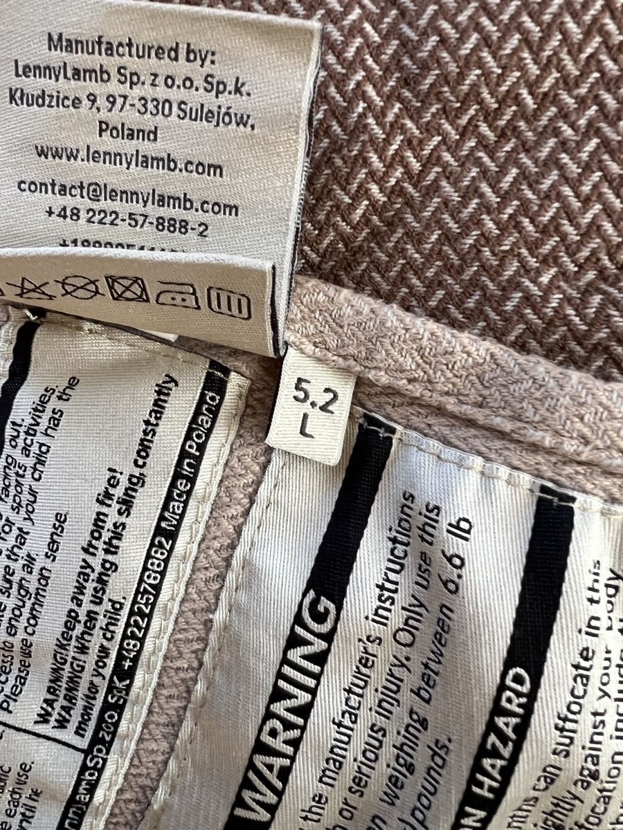 Lennylamb Bauch- & Rückentragen: Lenny Lamb Tragetuch – Gebraucht aus Dintikon von home_shop31 2