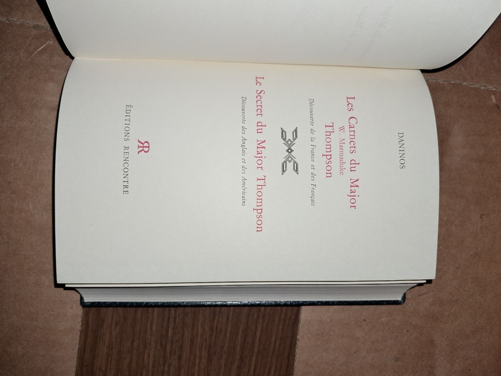 Libri: Livre les carnets du major Thompson – Usato da Le locle venduto da juliensaran 2