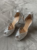 Damensandalen Navyboot Silber  Gr.38