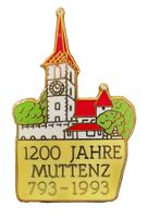 U218 - Pin 1200 Jahre Gemeinde Muttenz Baselland 793 - 1993