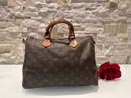 Louis Vuitton Speedy 30 Canvas Nr. 878 mit Entrupy Zertifika