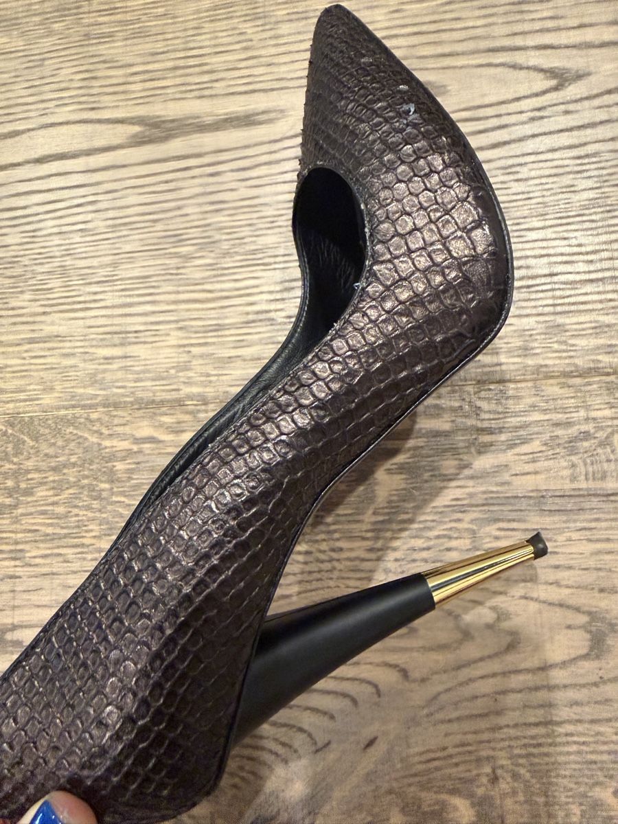 Chaussures femmes: Giuseppe Zanotti Brown Metallic Python Leather Pumps – D'occasion à Herrliberg par Tubalp 3