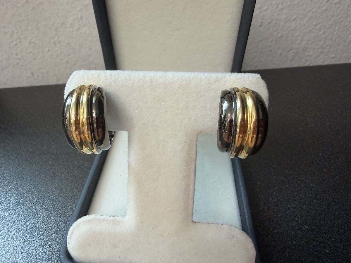Orecchini pendenti & Orecchini a lobo: Vintage Ohrringe Clips Luxus Modeschmuck   – Usato da Lamone venduto da LaCantinaMagica 4