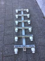 Antiker Mast mit Telefon Isolatoren Deko Sammler Bastler