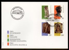 1997, FDC, Gallo-römische Kusntwerke (Nr.914–917)
