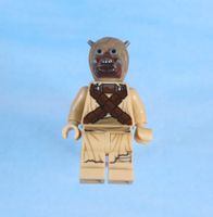 LEGO Minifigur Tusken Raider - Dark Tan Head with Spikes
