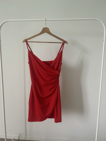 Vestito corto rosso