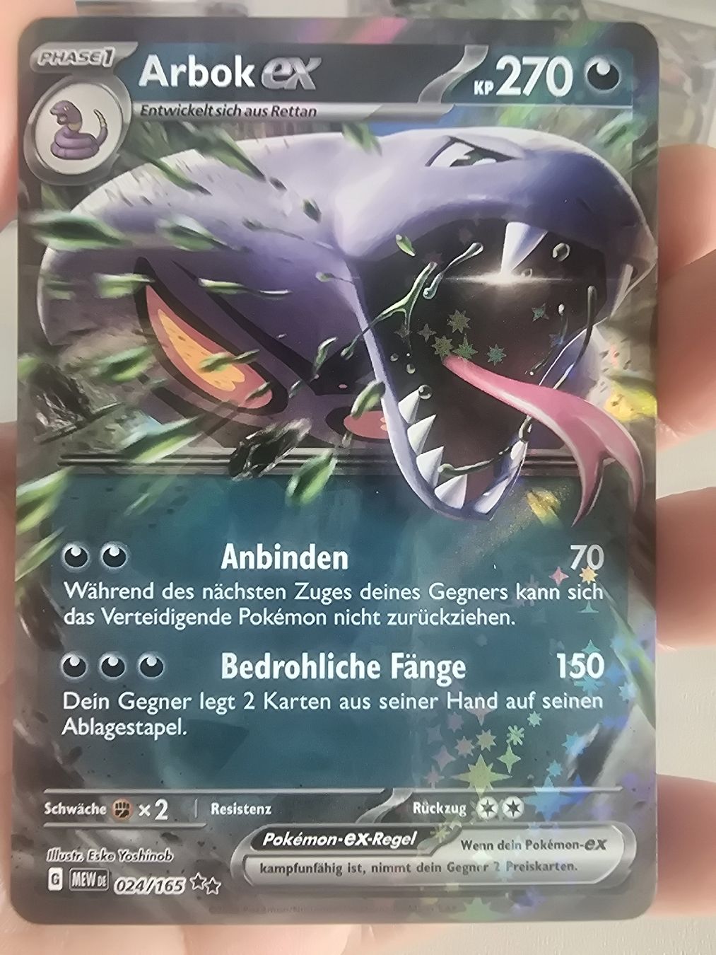 Pokémon Sammelbilder & Trading cards: Pokémon, Arbok ex, DE – Neu (gemäss Beschreibung) aus Pfäffikon SZ von gmw_8nk9 1