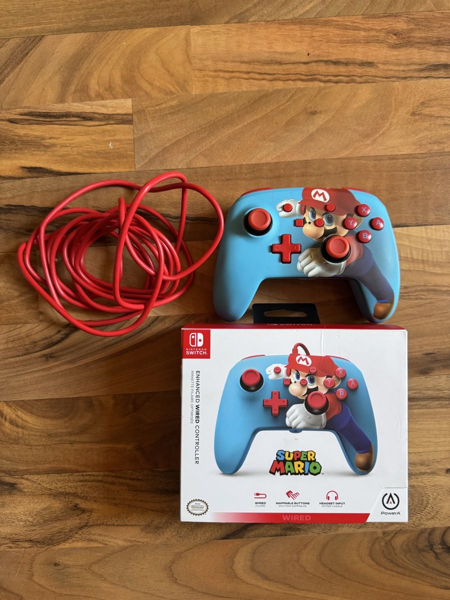 Controller: Nintendo Switch Controller Super Mario PowerA blau – Usato da Zeihen venduto da Shadow66