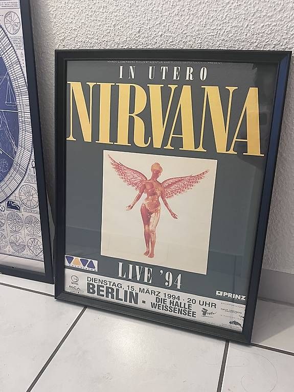 Schallplatten:  4 toiles tissu nirvana astronomie astrologie sans cadre – Gebraucht aus Renens VD von aur_5x2s
