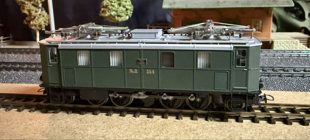Bemo Modelleisenbahnen: Bemo 1291 104 RhB Ge 4/6  Stangenellok Nr. 354 – Gebraucht aus Bauma von Shotgunmann 1