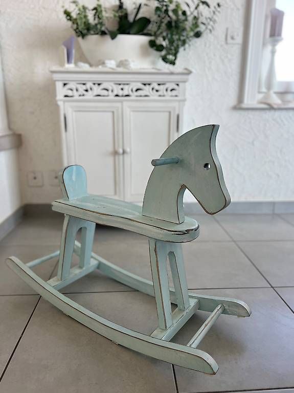 Altre altalene da giardino: Schaukelpferd  Shabby-Chic-Stil – Usato da Flüh venduto da TradeXpress