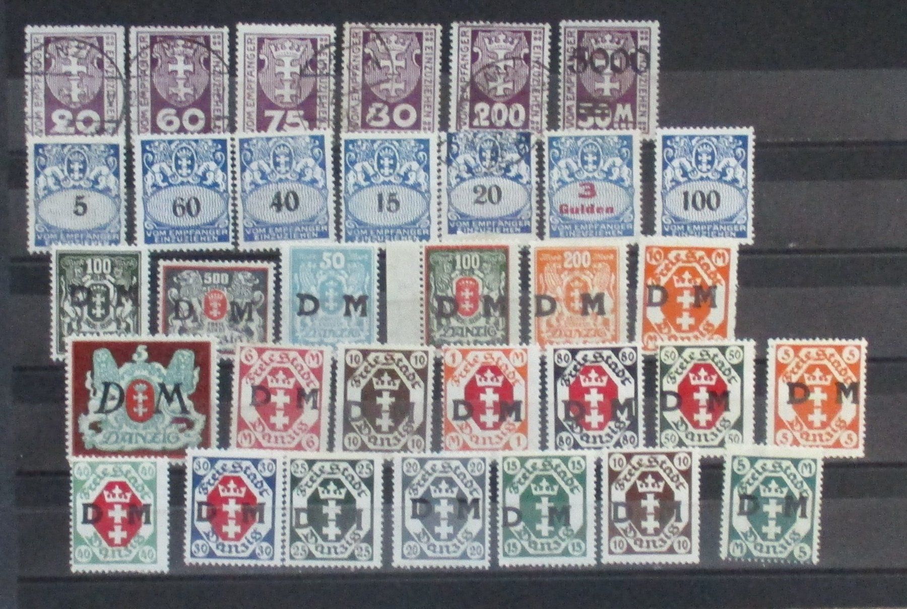 Alle Briefmarken: Lot Danzig – Gebraucht aus Mühlau von Goelfli