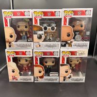 Funko Pop! WWE 6er Set The Rock Stone Cold Randy Orton Flair