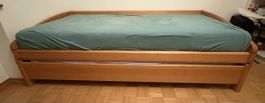Klapp-holz Bett