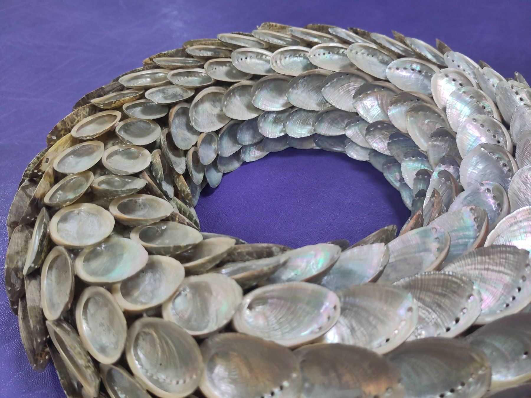 Tutte le decorazioni: Muschelkranz Deko 34cm Durchmesser – Usato da Studen SZ venduto da cith 3