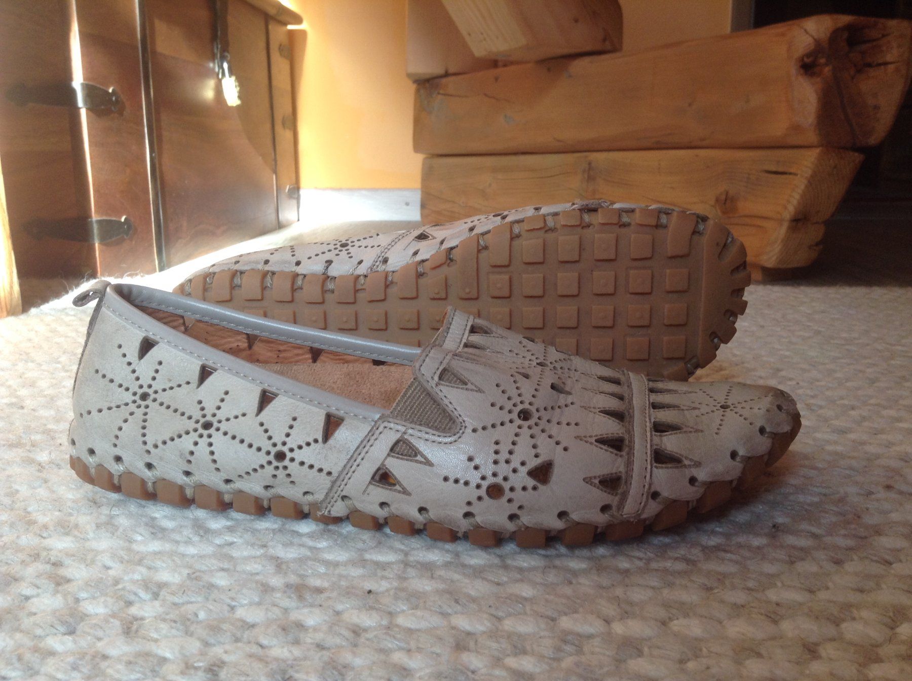Damenschuhe: Echte GEMINI Leder Schuhe Ballerinas Halbschuhe Gr. 38 – Gebraucht aus Matten b. Interl von Sommerbrise12 3