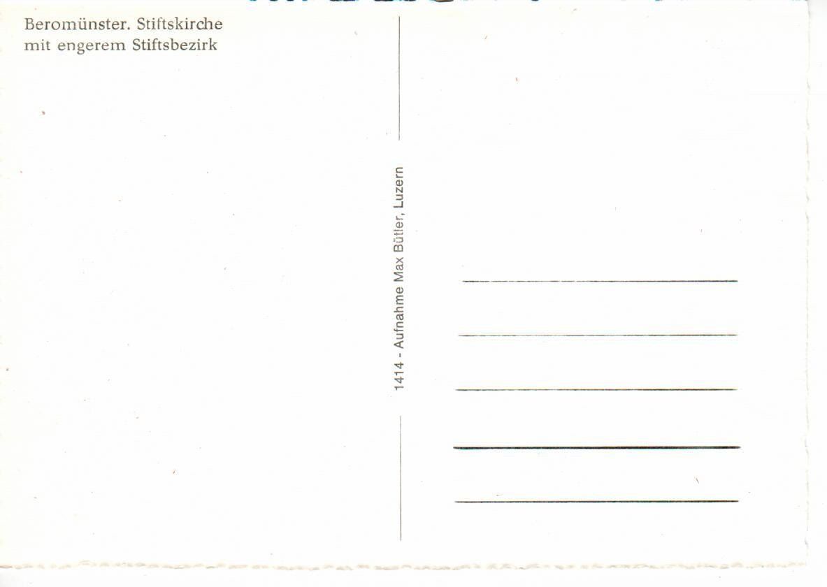 Ansichtskarten: Beromünster – Gebraucht aus Wolhusen von Curver9 1