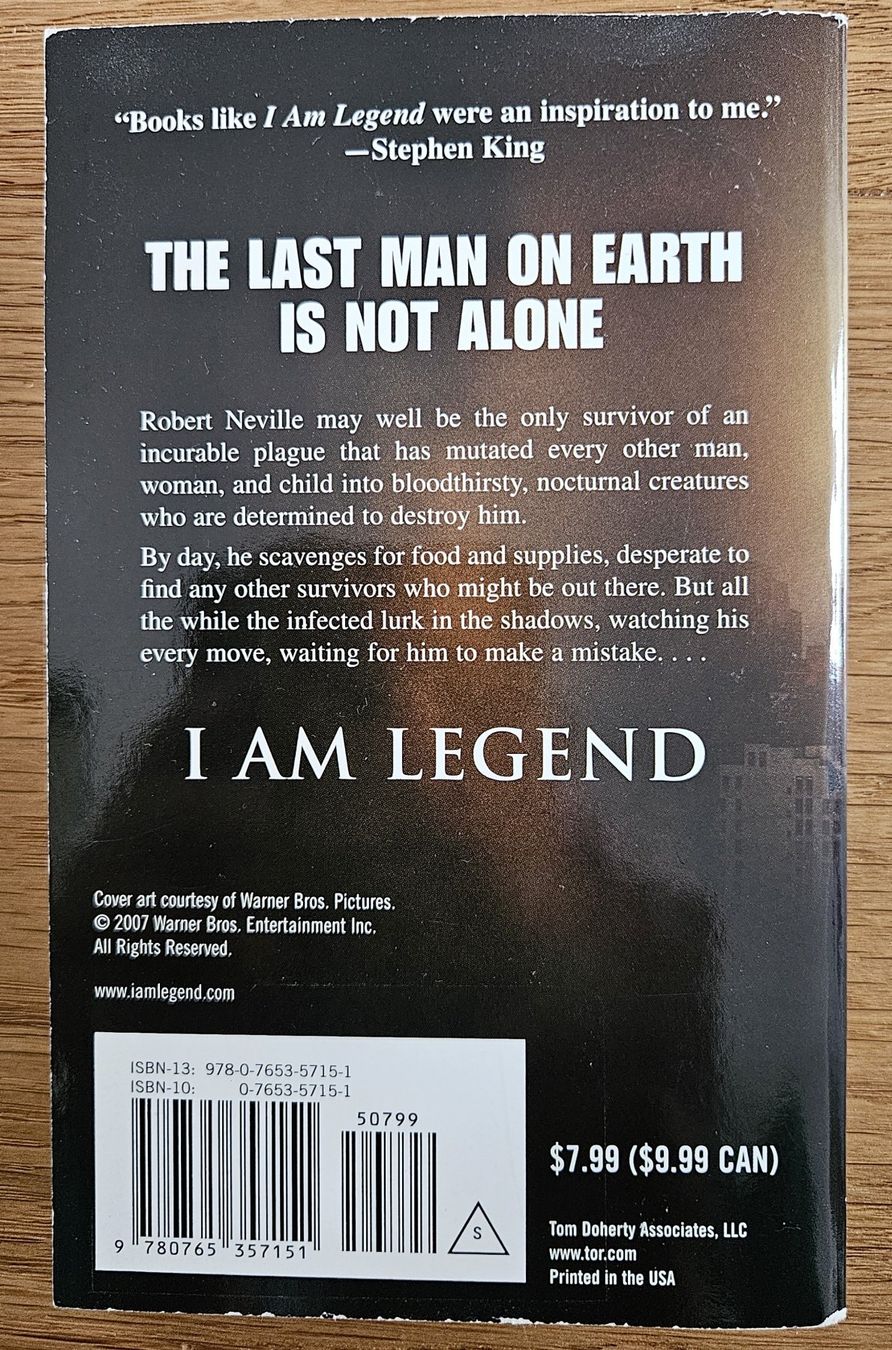 Libri: Book Richard Matheson: I Am Legend – Usato da Schaffhausen venduto da asyouwestley 3