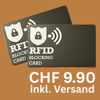 RFID Schutzkarte – Zwei Kreditkarten NFC Blocker – ZapZero