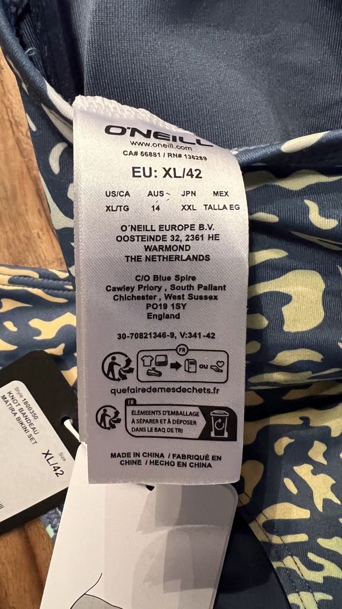 O'Neill Badekleider & Bikinis: O'Neill Bikini blau 42 – Neu und originalverpackt aus meisterschwanden von Focusli 6
