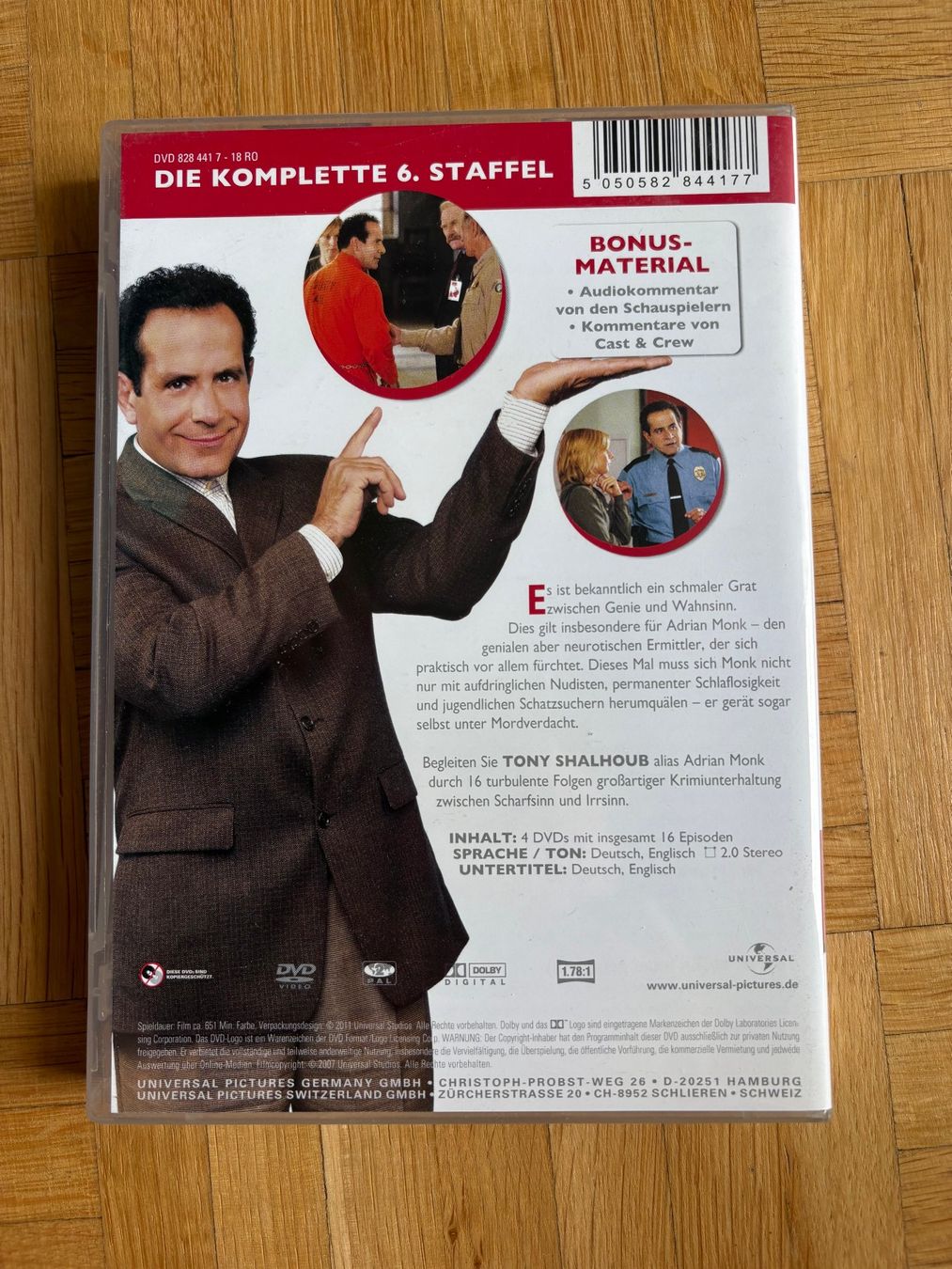 Alle DVDs: Monk - 6. Staffel - DVD – Neu (gemäss Beschreibung) aus Zürich von Malcom 2