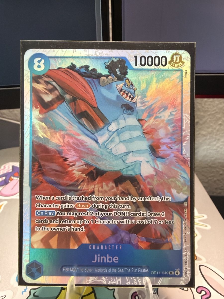 Bandai Carte collezionabili: One Piece Karte Holo Jinbe – Nuovo e nell'imballaggio originale da Kriens venduto da Ajiani