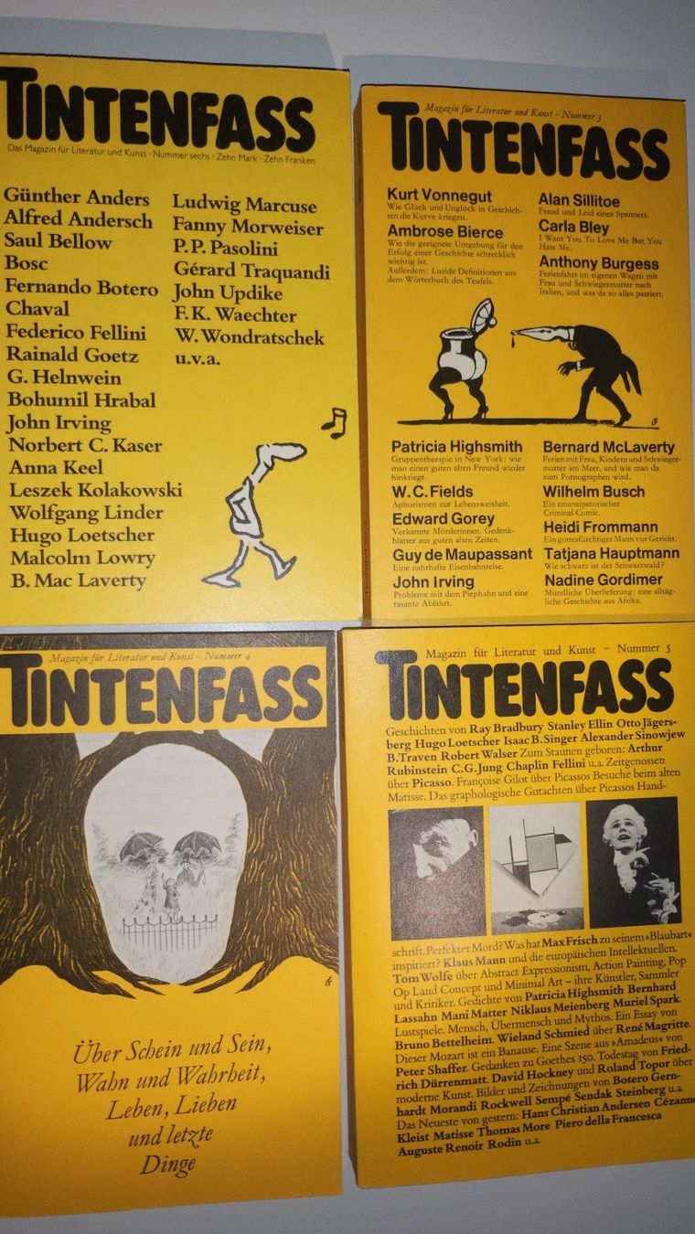 Bücher: 4 Originale "Tintenfass" Magazine – Gebraucht aus Dietikon von Buchantiqdietikon