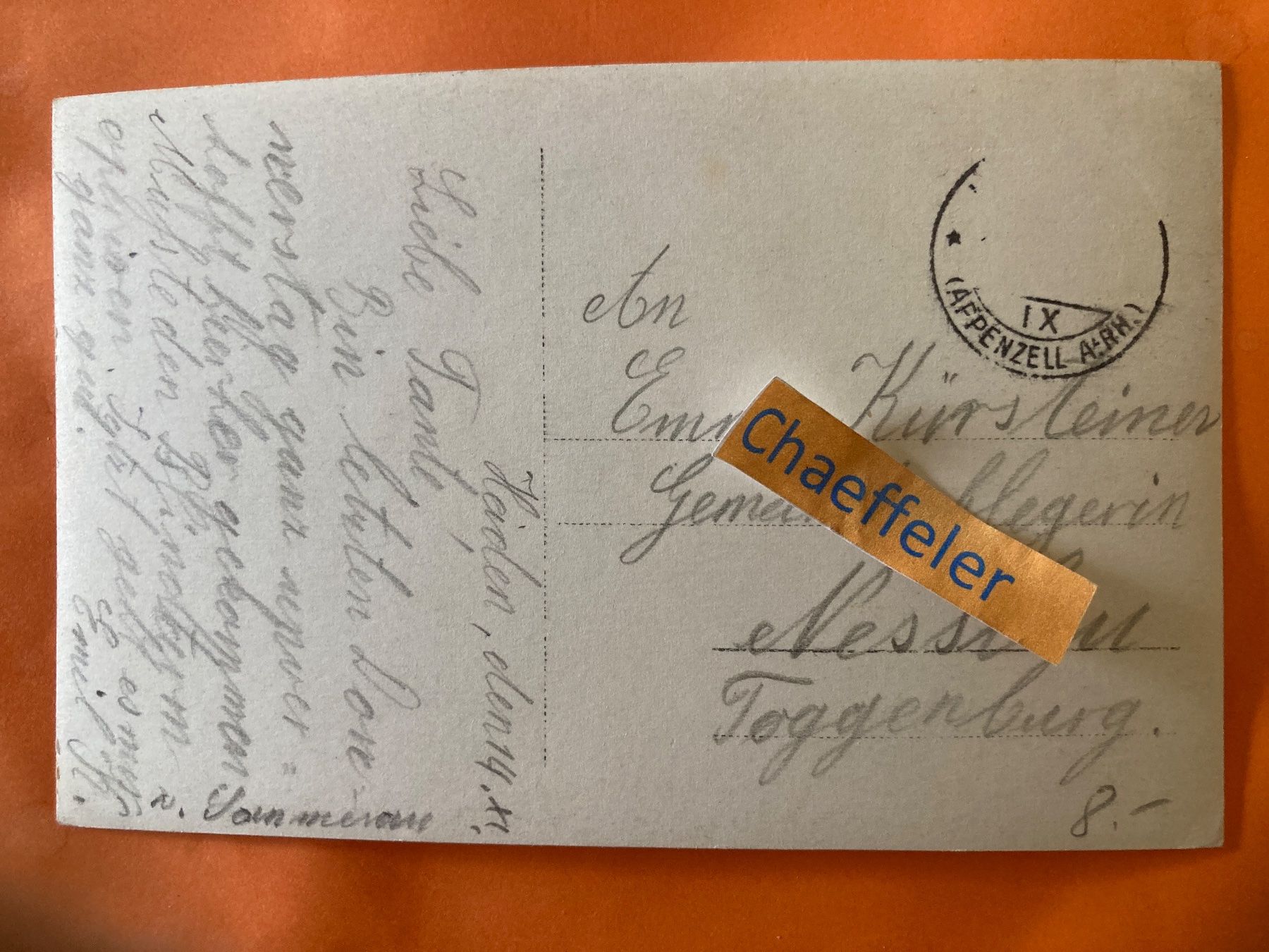 Cartoline postali: Heiden, Berirks - Krankenhaus – Usato da Zürich venduto da Chaeffeler 1