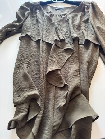 Massimo Dutti Seidenbluse, Braun, Gr38/40