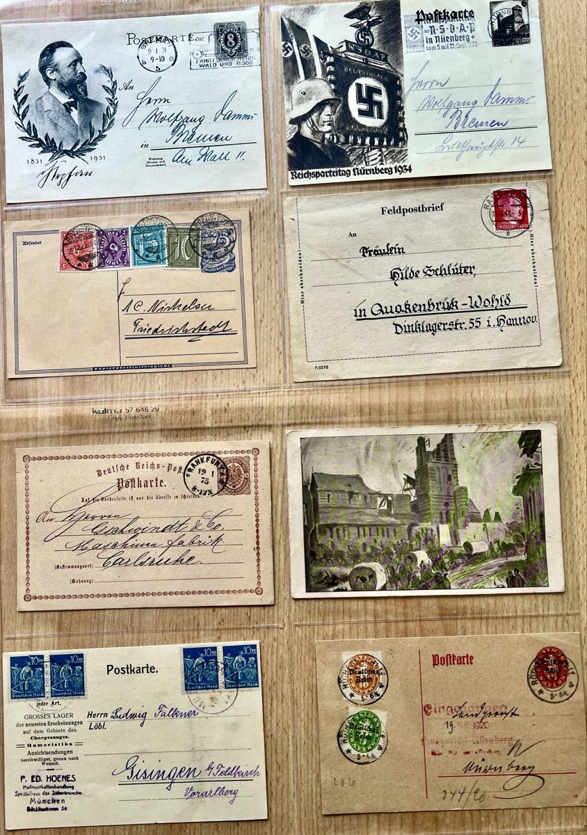 Cartoline postali: Deutsches Reich. 8 alte Postkarten. – Usato da Muotathal venduto da OttoK01 1