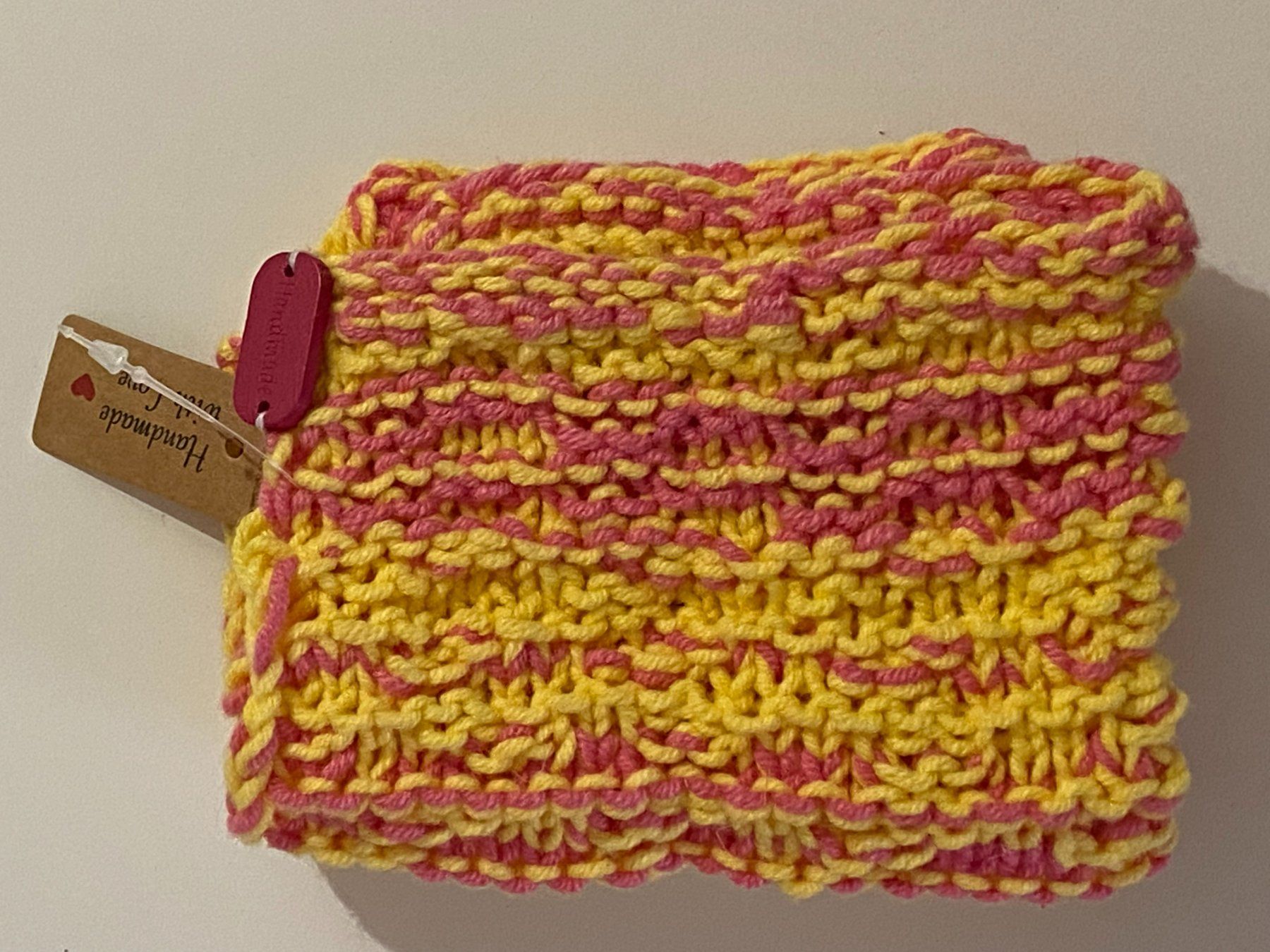 Altro per la casa: ABWASCHLAPPEN GELB-PINK,HANDGEMACHT – Nuovo e nell'imballaggio originale da Meienried venduto da ManuelaBoutique 2