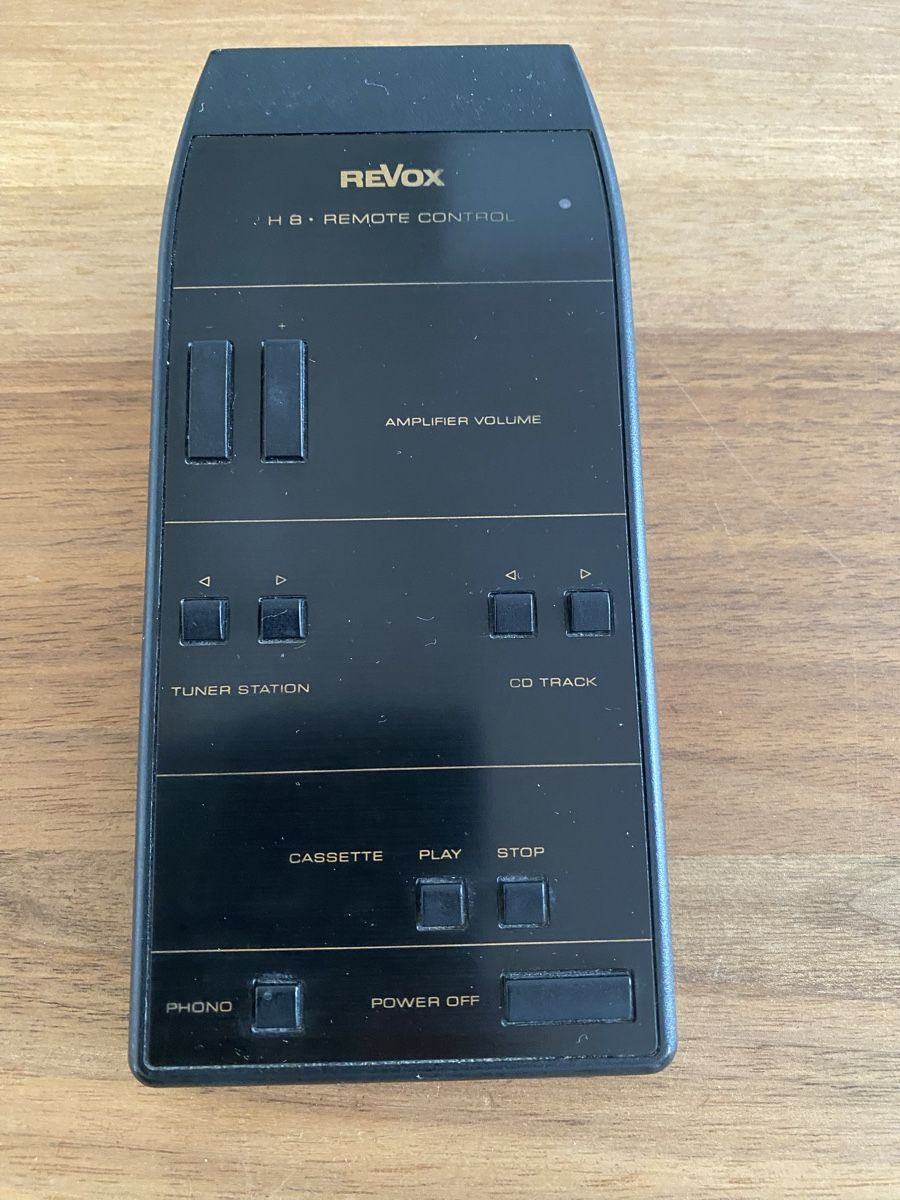 Revox Telecomandi: Revox H8 • Remote Control – Usato da Luzern venduto da Harikan