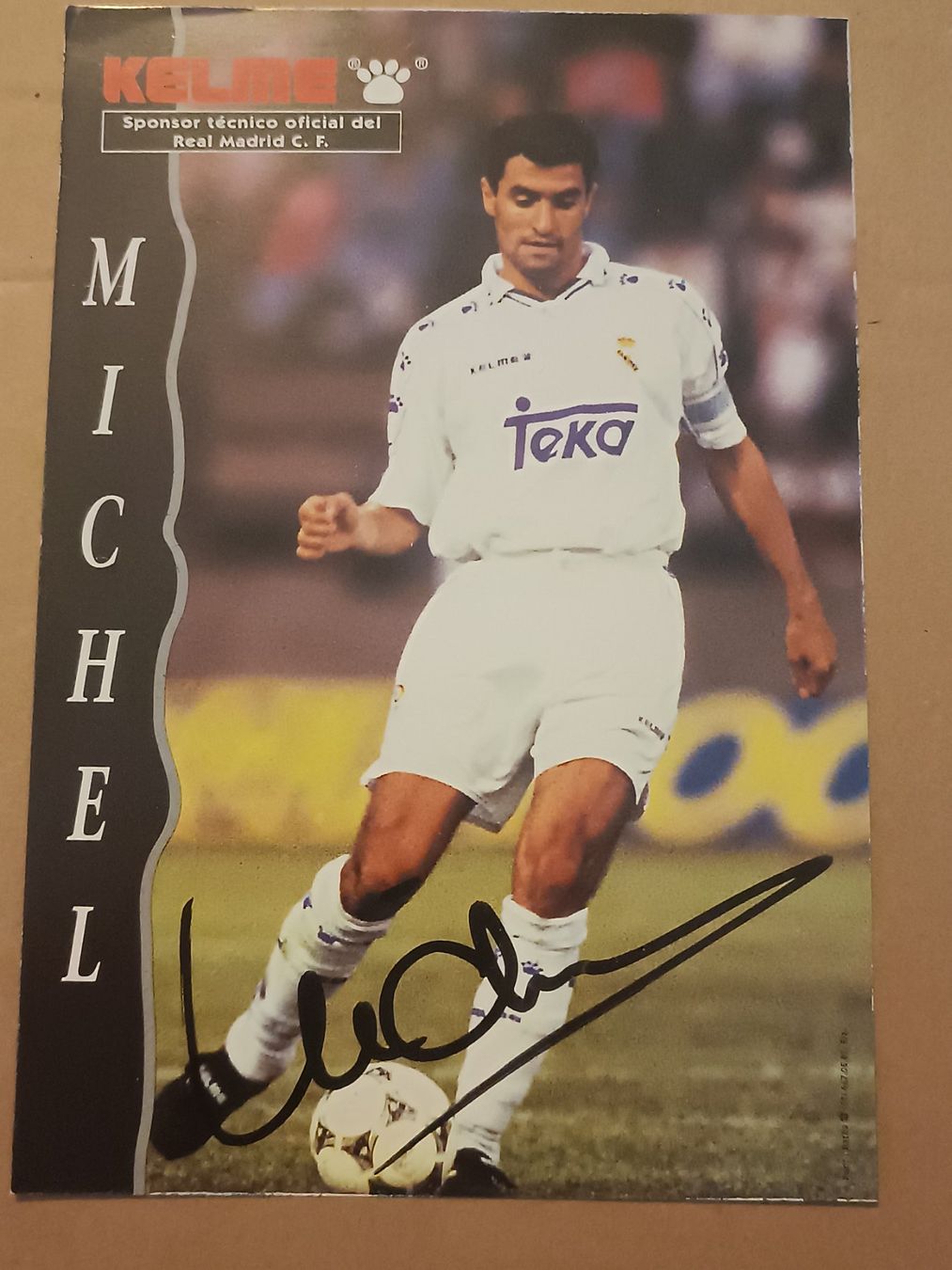 Autografi: Michel - Real Madrid - handsigniert – Usato da Menziken venduto da Artographs