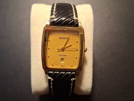 Rado Diastar, Gold, 12 Diamanten, Uhr läuft