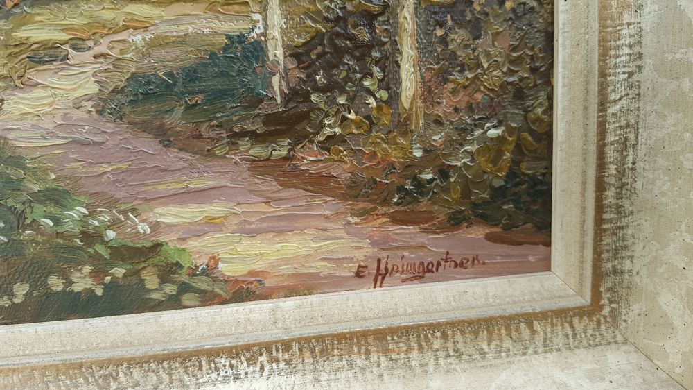 Elisabeth Heimgartner, Am Bielersee, Oel auf Leinwand Kaufen auf Ricardo