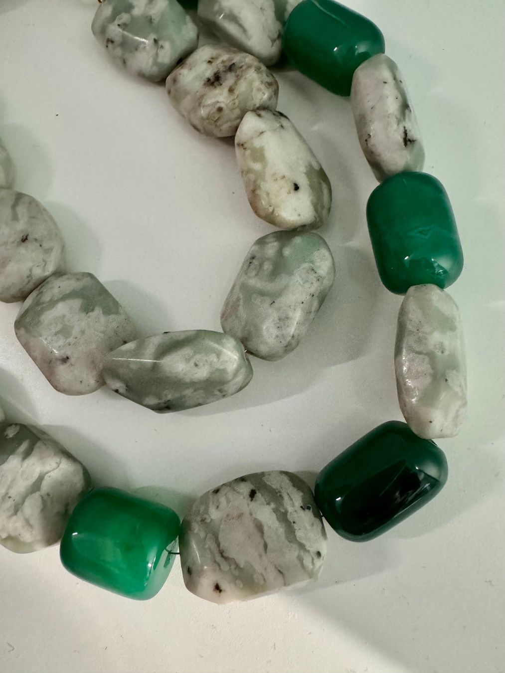 Ketten: Halskette Amazonit/ Achat – Neu (gemäss Beschreibung) aus Biberist von tl-schmuck 1