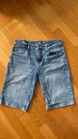 C&A Jeans-Shorts hellblau Slim, Gr. 176 (14+ J.)