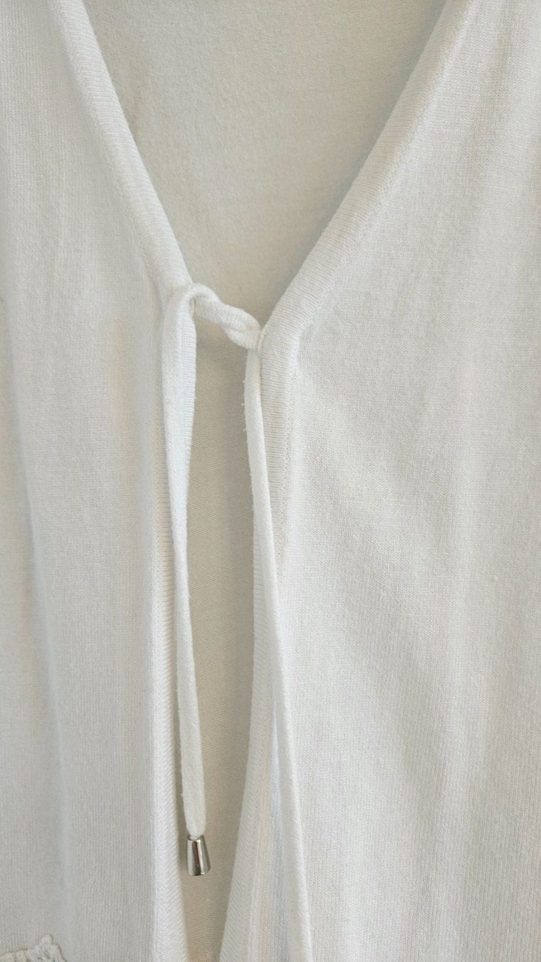 C&A Giacche: Strickjacke Weiss mit Spitze Gr. M / 38 – Usato da Gossau ZH venduto da fashiontwo 4