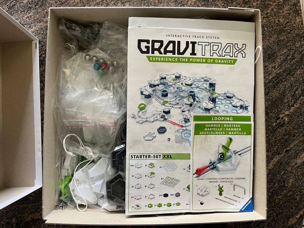 Gravitrax Starter Set XXL 242 Pièces - Circuit De Billes Créatif - Jeu De Construction STEM - 8 Ans Et Plus