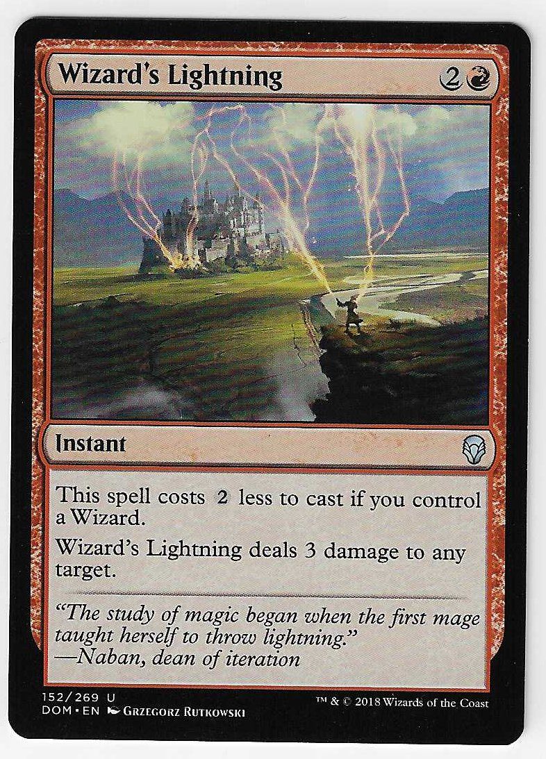 Magic The Gathering Sammelbilder & Trading cards: [MTG] Wizard's Lightning [en] – Gebraucht aus Nyon von LucidumMTG